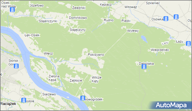 mapa Skwirynowo, Skwirynowo na mapie Targeo