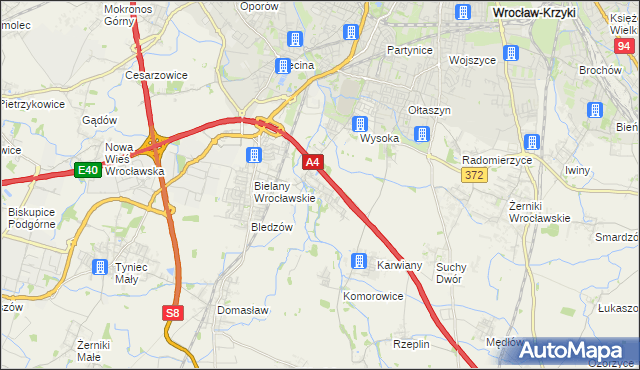 mapa Ślęza, Ślęza na mapie Targeo