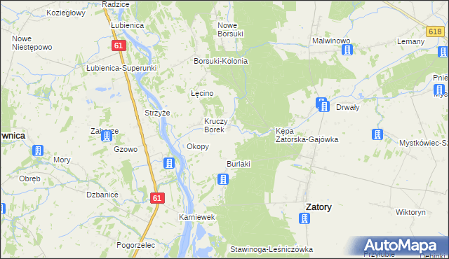 mapa Śliski, Śliski na mapie Targeo