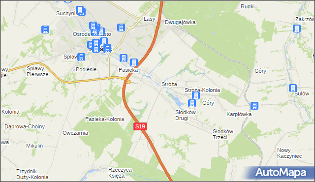 mapa Słodków Pierwszy, Słodków Pierwszy na mapie Targeo