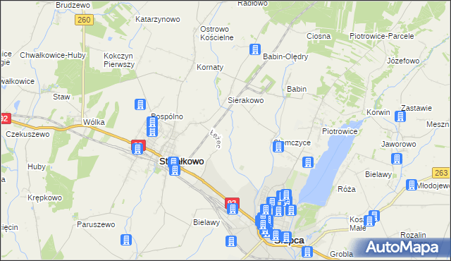 mapa Słomczyce-Huby, Słomczyce-Huby na mapie Targeo
