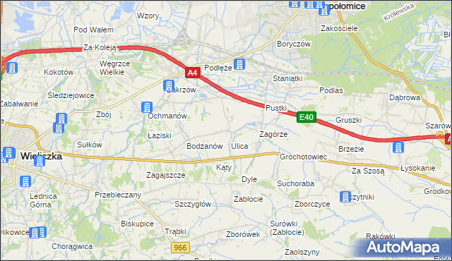 mapa Słomiróg, Słomiróg na mapie Targeo