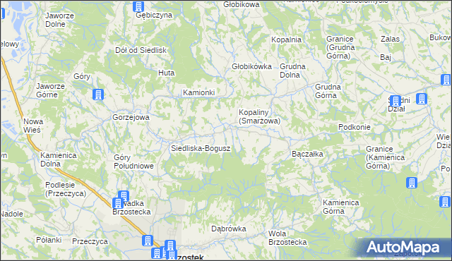 mapa Smarżowa, Smarżowa na mapie Targeo