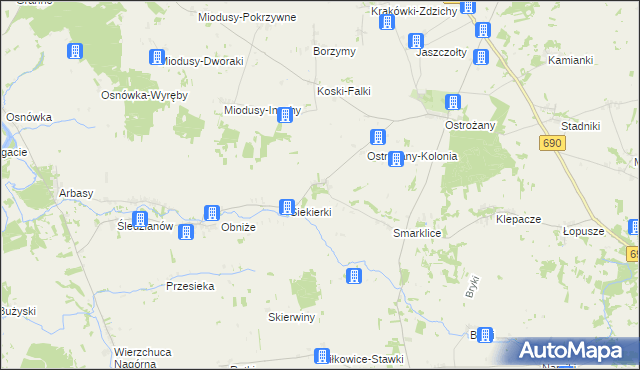 mapa Smorczewo, Smorczewo na mapie Targeo