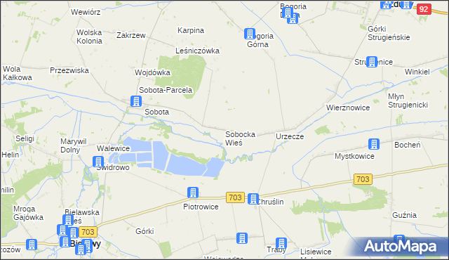 mapa Sobocka Wieś, Sobocka Wieś na mapie Targeo