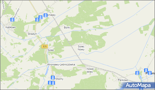 mapa Solec Nowy, Solec Nowy na mapie Targeo