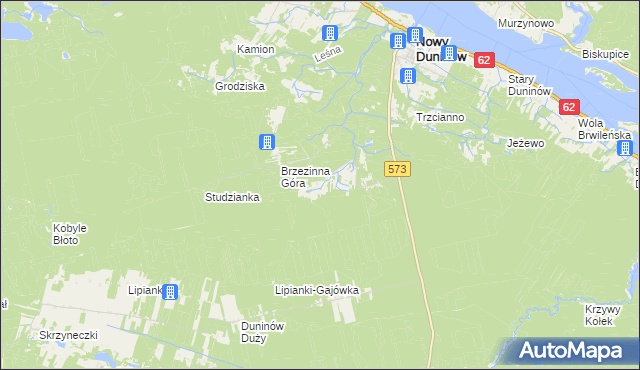 mapa Środoń, Środoń na mapie Targeo