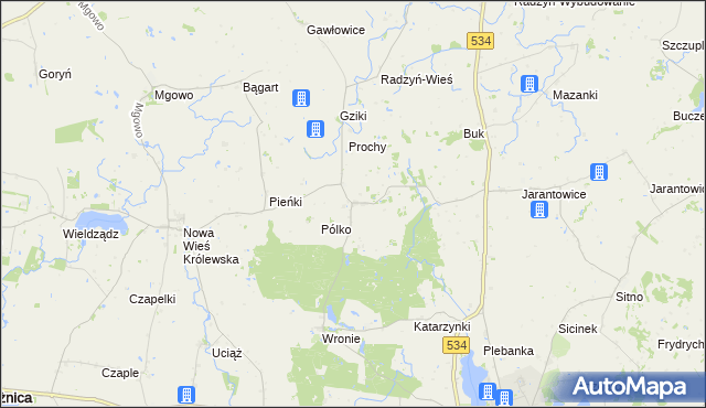 mapa Stanisławki gmina Ryńsk, Stanisławki gmina Ryńsk na mapie Targeo