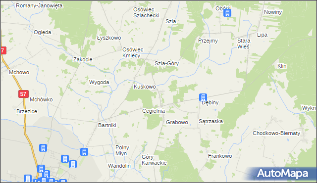mapa Stara Krępa, Stara Krępa na mapie Targeo