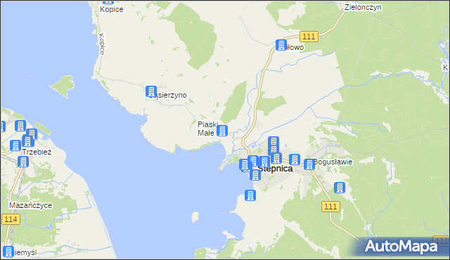 mapa Stepniczka, Stepniczka na mapie Targeo