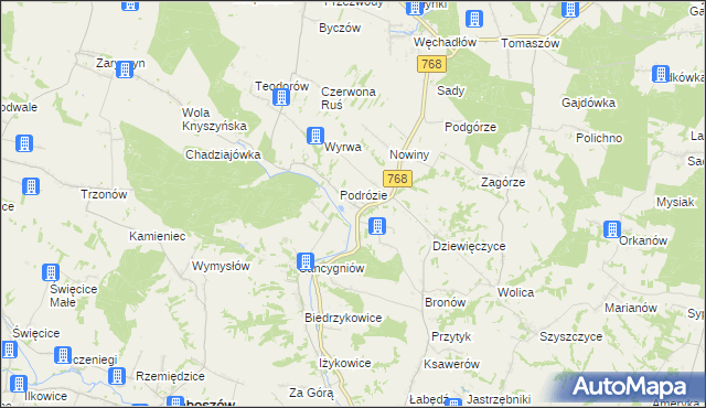 mapa Stępocice, Stępocice na mapie Targeo