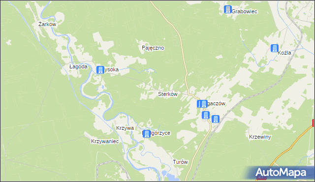 mapa Sterków, Sterków na mapie Targeo