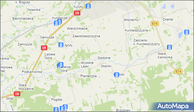 mapa Stodolne, Stodolne na mapie Targeo