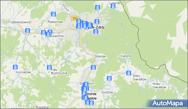 mapa Stójków, Stójków na mapie Targeo