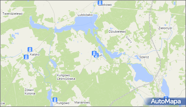 mapa Stołuń, Stołuń na mapie Targeo