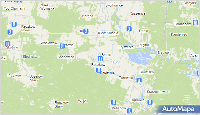 mapa Sulborowice, Sulborowice na mapie Targeo