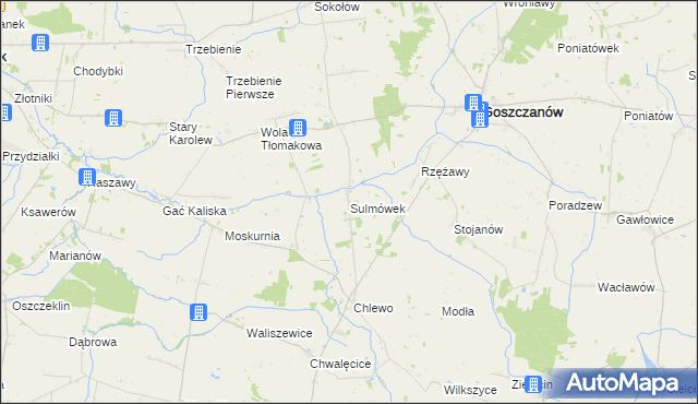 mapa Sulmówek, Sulmówek na mapie Targeo