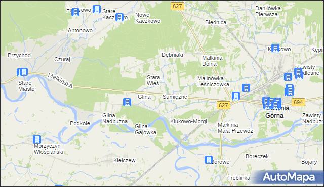 mapa Sumiężne, Sumiężne na mapie Targeo