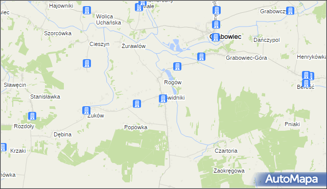 mapa Świdniki, Świdniki na mapie Targeo