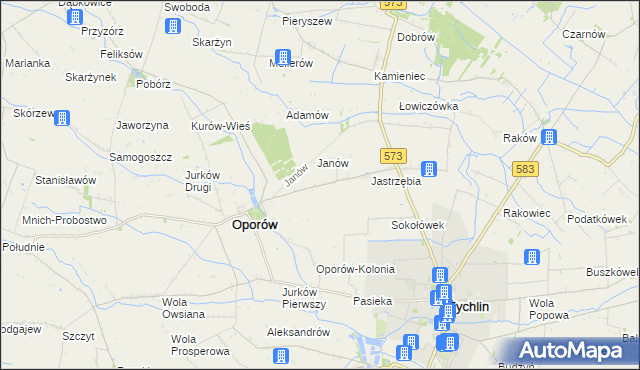 mapa Świechów, Świechów na mapie Targeo