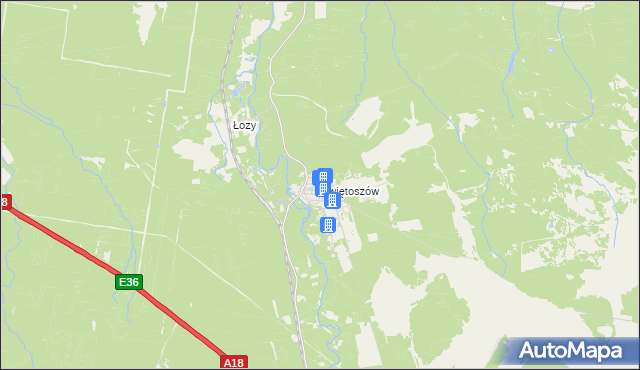 mapa Świętoszów, Świętoszów na mapie Targeo