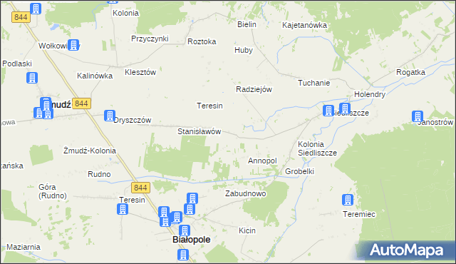 mapa Syczów, Syczów na mapie Targeo