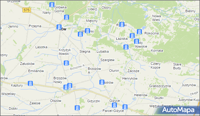 mapa Szarglew, Szarglew na mapie Targeo