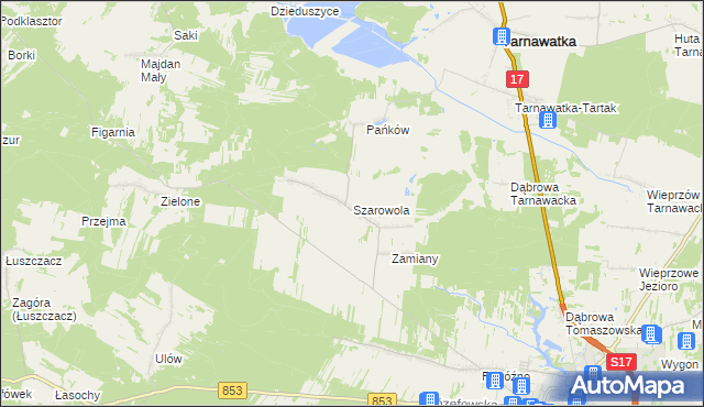 mapa Szarowola, Szarowola na mapie Targeo