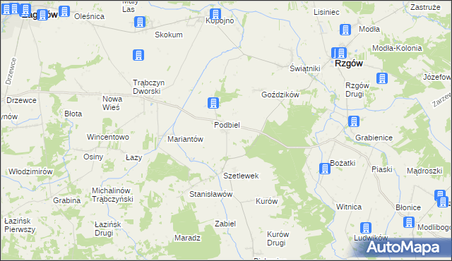 mapa Szetlew, Szetlew na mapie Targeo