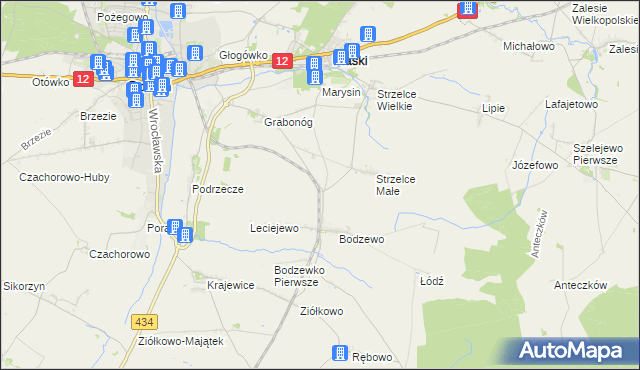 mapa Taniecznica, Taniecznica na mapie Targeo