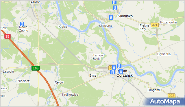 mapa Tarnów Bycki, Tarnów Bycki na mapie Targeo