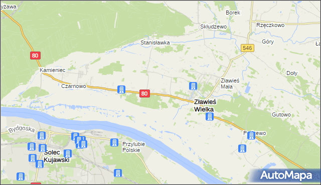 mapa Toporzysko gmina Zławieś Wielka, Toporzysko gmina Zławieś Wielka na mapie Targeo