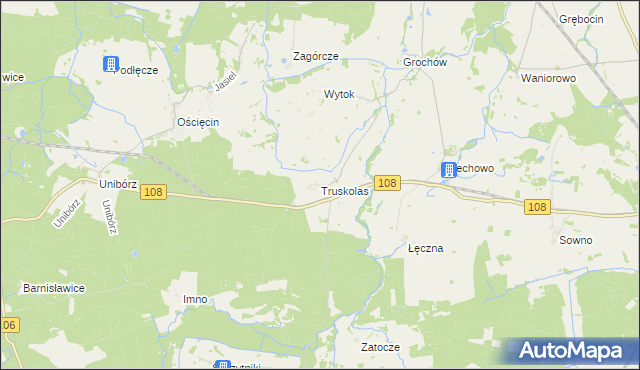 mapa Truskolas, Truskolas na mapie Targeo