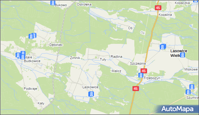 mapa Tuły, Tuły na mapie Targeo