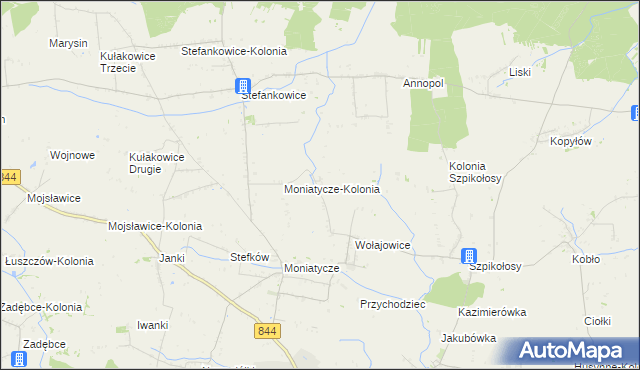 mapa Turkołówka, Turkołówka na mapie Targeo