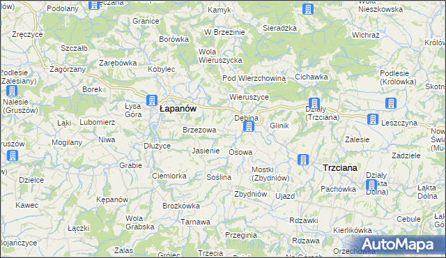 mapa Ubrzeż, Ubrzeż na mapie Targeo