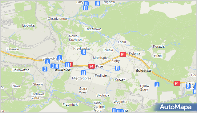 mapa Ujków Nowy, Ujków Nowy na mapie Targeo