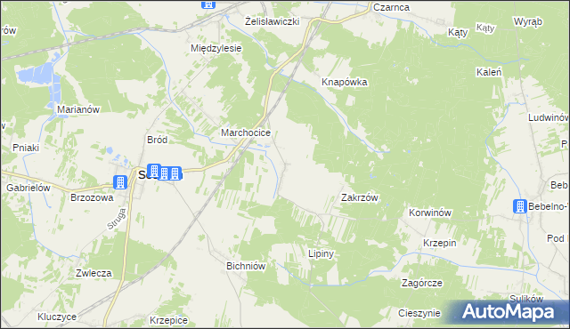 mapa Wałkonowy Dolne, Wałkonowy Dolne na mapie Targeo