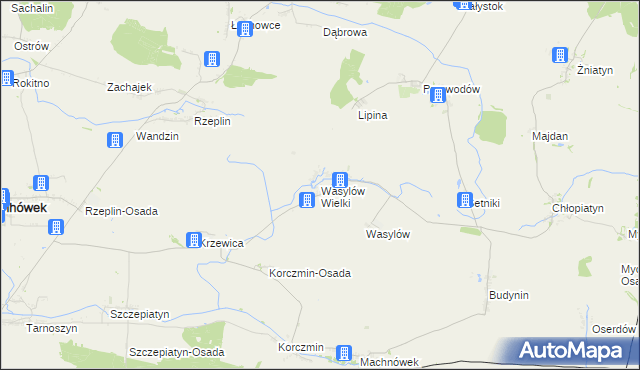 mapa Wasylów Wielki, Wasylów Wielki na mapie Targeo