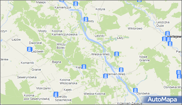 mapa Wieska-Wieś, Wieska-Wieś na mapie Targeo