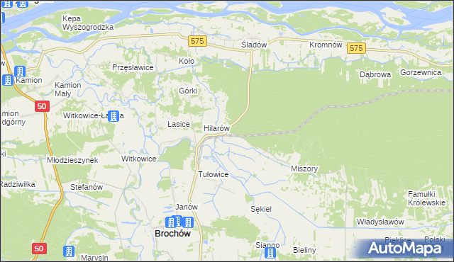 mapa Wilcze Śladowskie, Wilcze Śladowskie na mapie Targeo