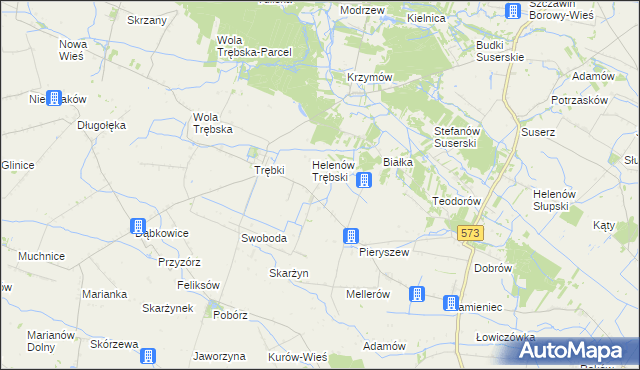 mapa Witoldów gmina Szczawin Kościelny, Witoldów gmina Szczawin Kościelny na mapie Targeo