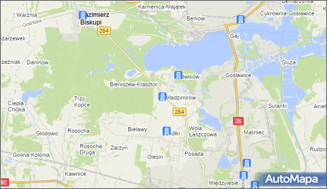 mapa Władzimirów, Władzimirów na mapie Targeo