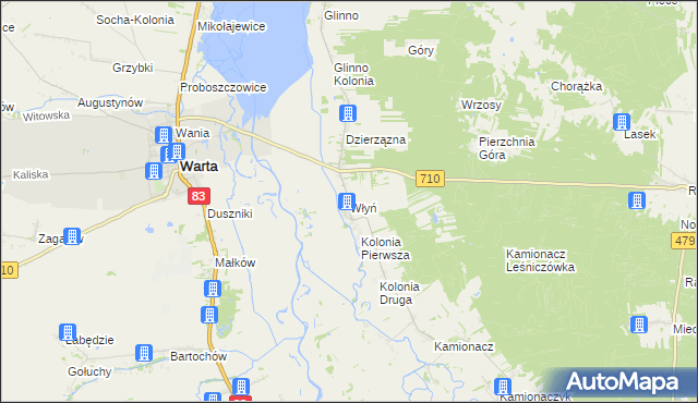 mapa Włyń, Włyń na mapie Targeo