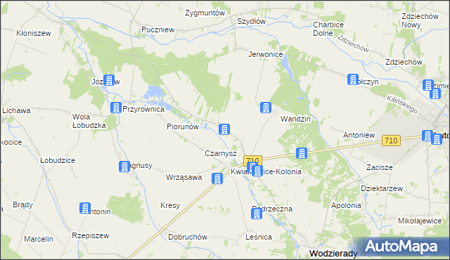 mapa Wola Czarnyska, Wola Czarnyska na mapie Targeo