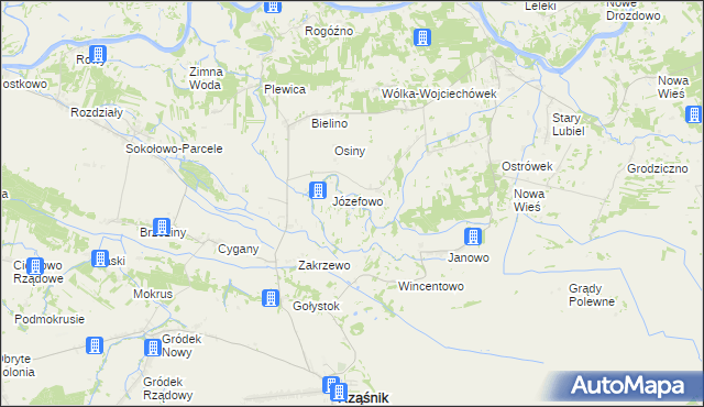 mapa Wola Polewna, Wola Polewna na mapie Targeo