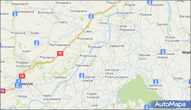 mapa Wola Przemykowska, Wola Przemykowska na mapie Targeo