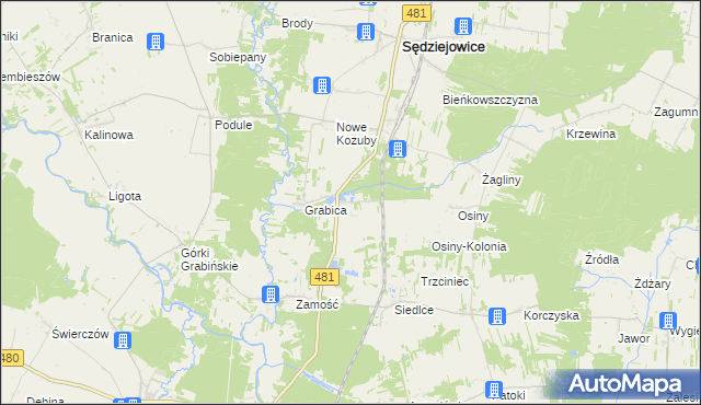 mapa Wola Wężykowa, Wola Wężykowa na mapie Targeo