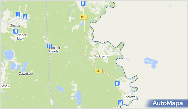 mapa Wołczyny, Wołczyny na mapie Targeo