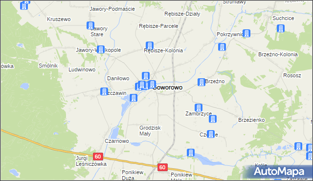 mapa Wólka Brzezińska, Wólka Brzezińska na mapie Targeo